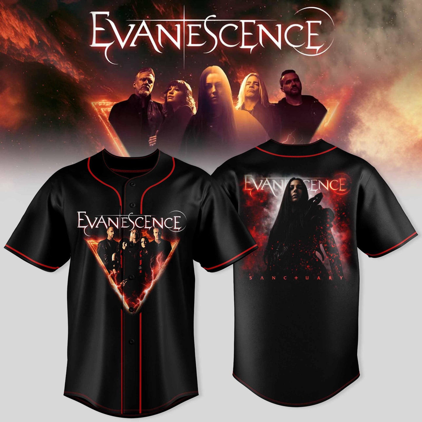 _EVANESCENCE AUSTRALIA TOUR COLLECTION 2026 JERSEY