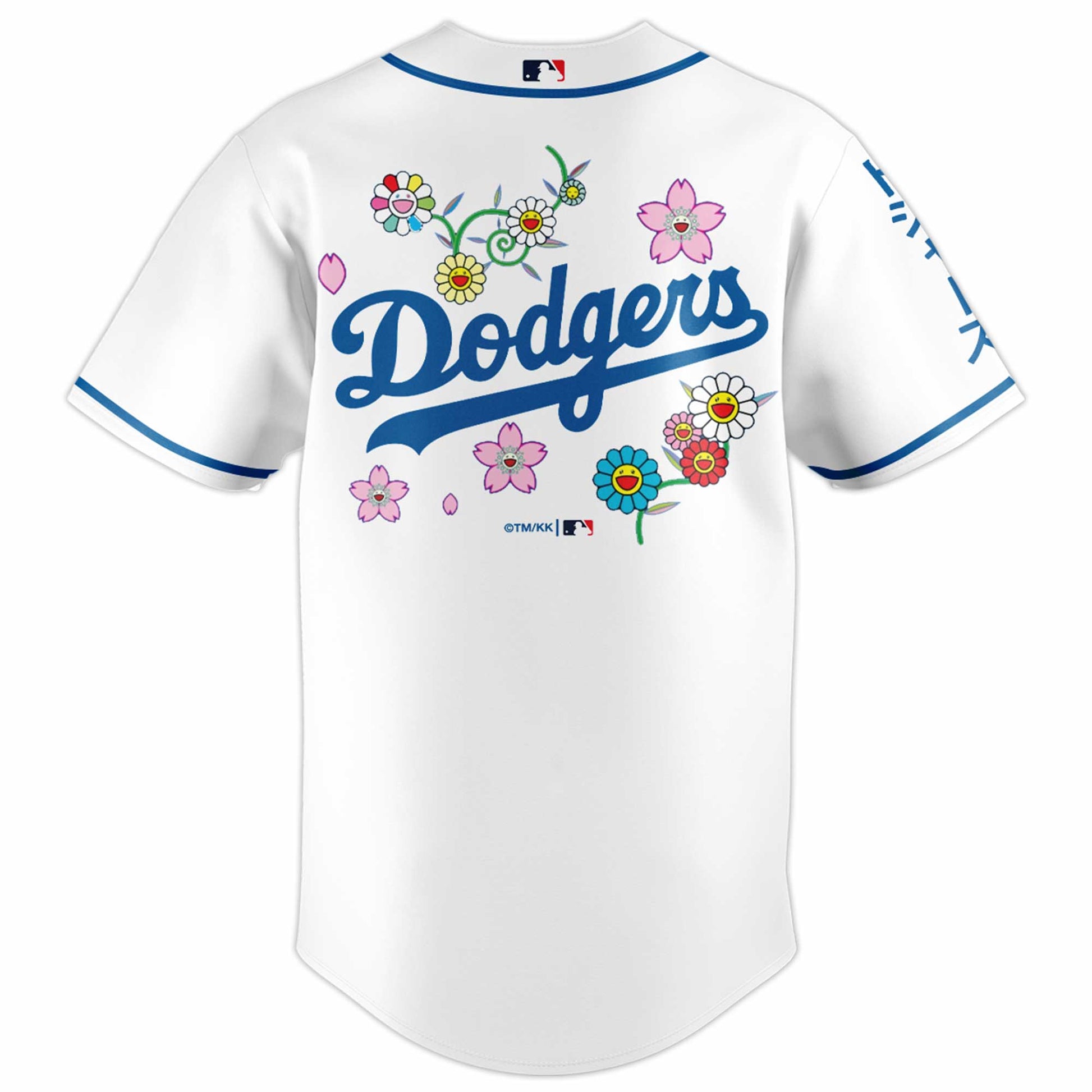 LA Dodgers White Baseball Jersey x Takashi Murakami World Series Champions 2025 Season