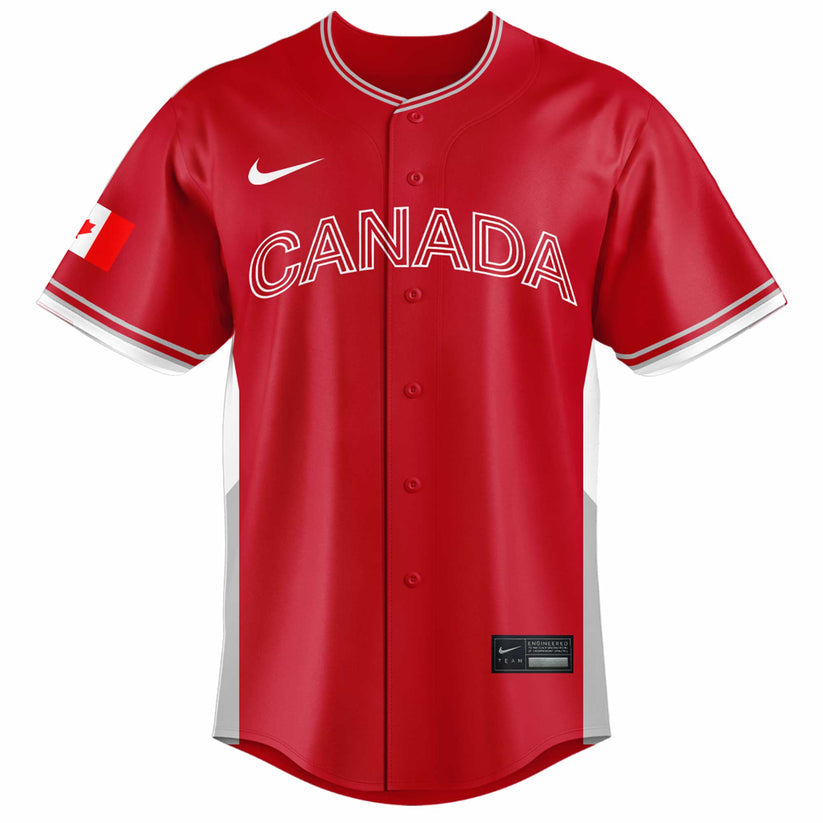 Canada Baseball 2026 Limited Edition Red Jersey