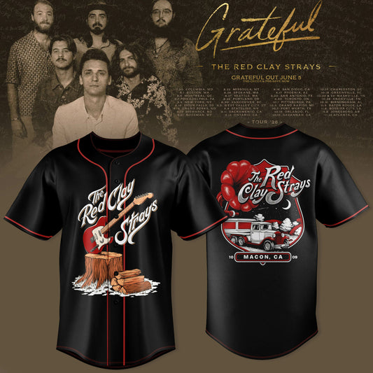 THE RED CLAY STRAYS 2026 TOUR MERCH JERSEY IS HERE