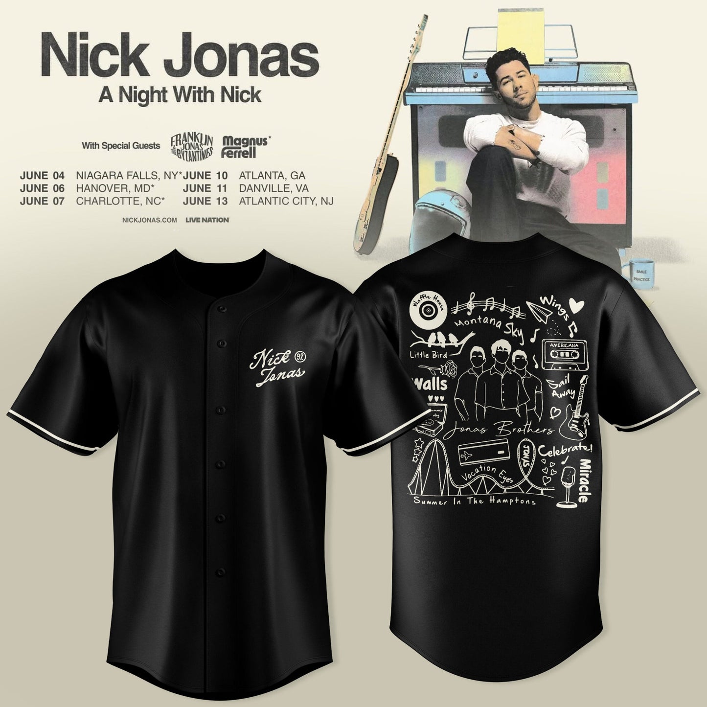 Nick Jonas – A NIGHT WITH NICK Jersey