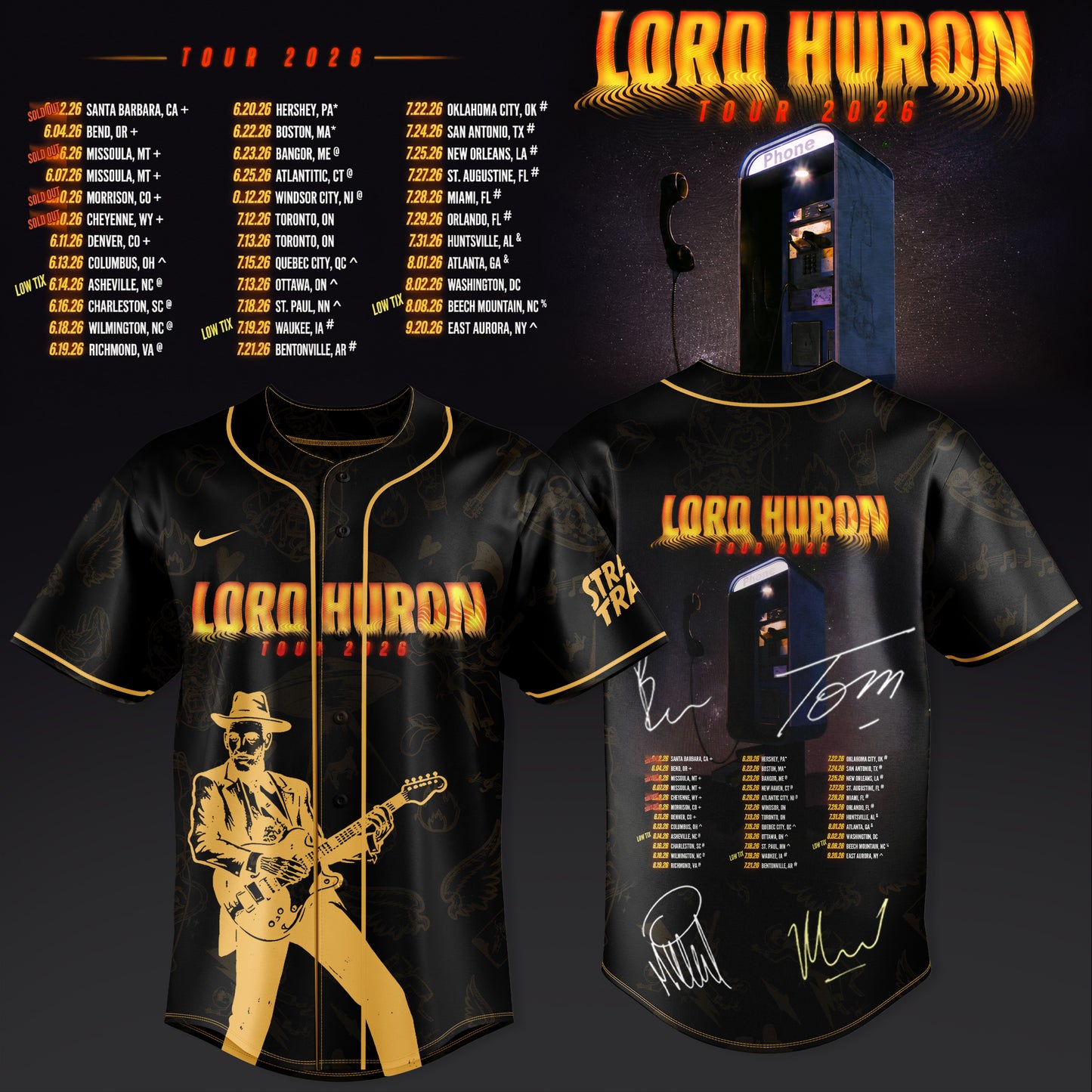Lord Huron 2026 Tour Merch Jersey