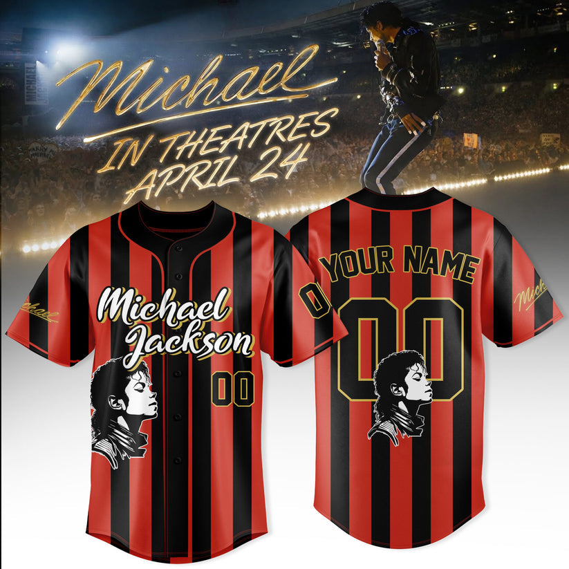 Michael Jackson Customize Baseball Jersey – Special Movie Edition