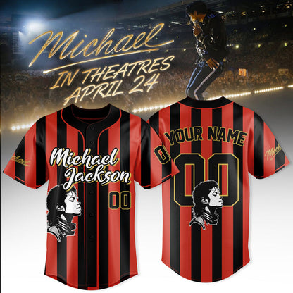 Michael Jackson Customize Baseball Jersey – Special Movie Edition