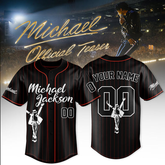 Michael Jackson Customize Baseball Jersey – Special Movie Edition