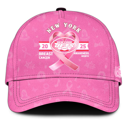 New York Jets Special Breast Cancer Awareness Month Limited Edition Hoodie 2025