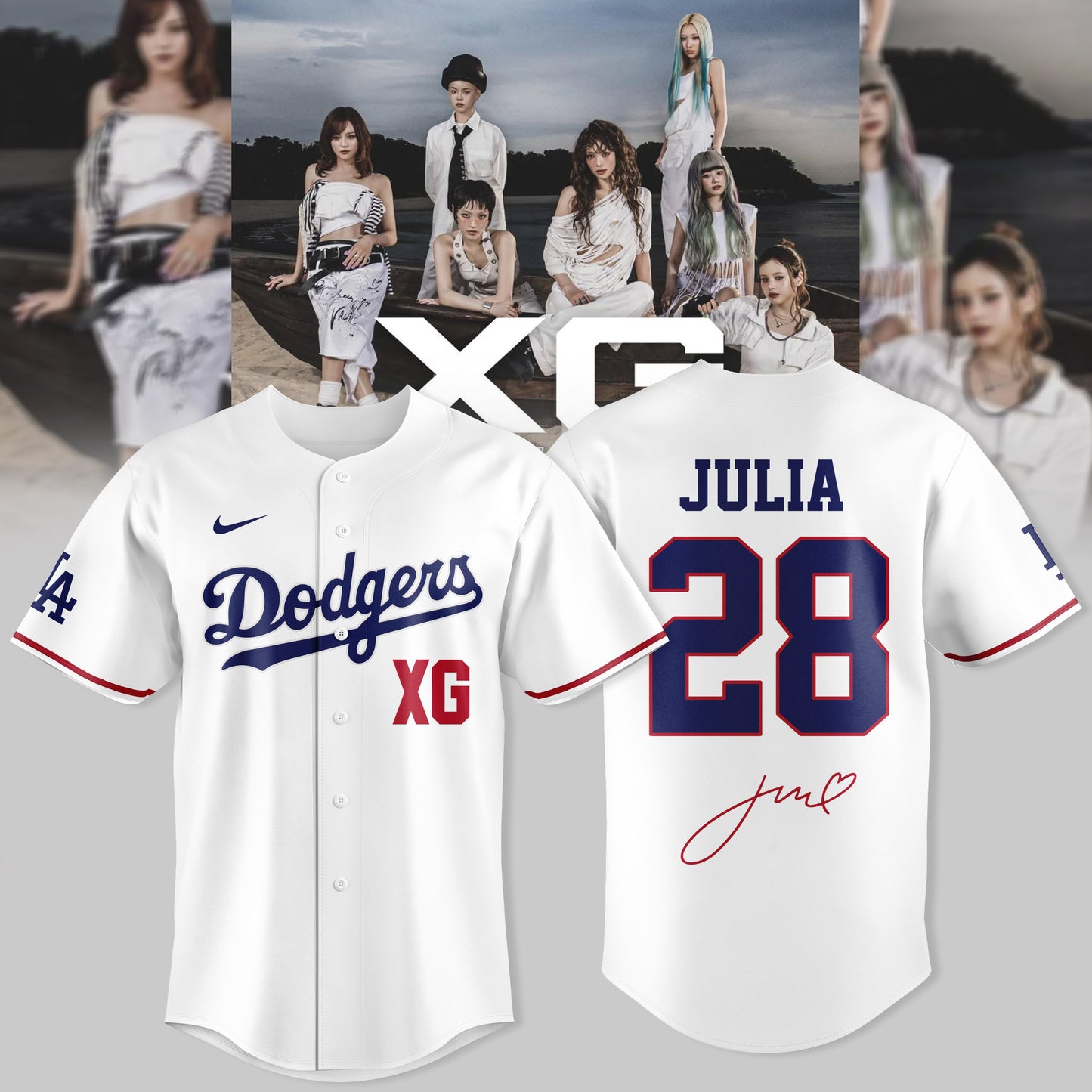 _”XG WORLD TOUR: THE CORE” Jersey Baseball