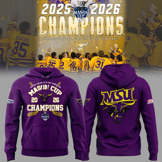 Limited Edition 2026 Mason Cup Champions🏆 Hoodie