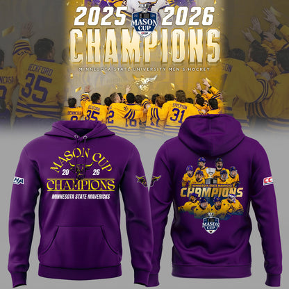 Limited Edition 2026 Mason Cup Champions🏆 Hoodie