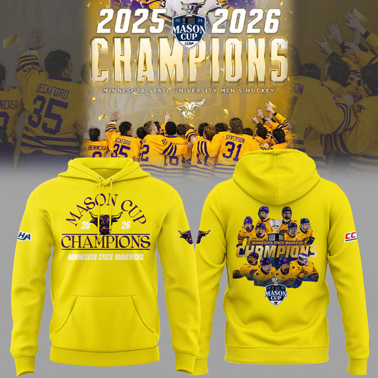 Limited Edition 2026 Mason Cup Champions🏆 Hoodie