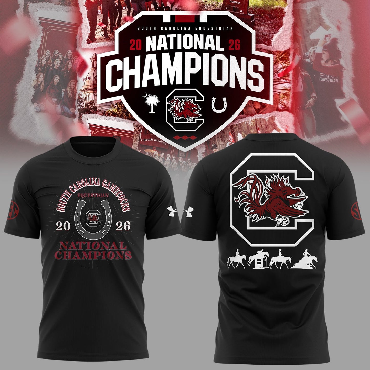 Gamecocks Equestrian National Champions 🐎🏆 Shirt