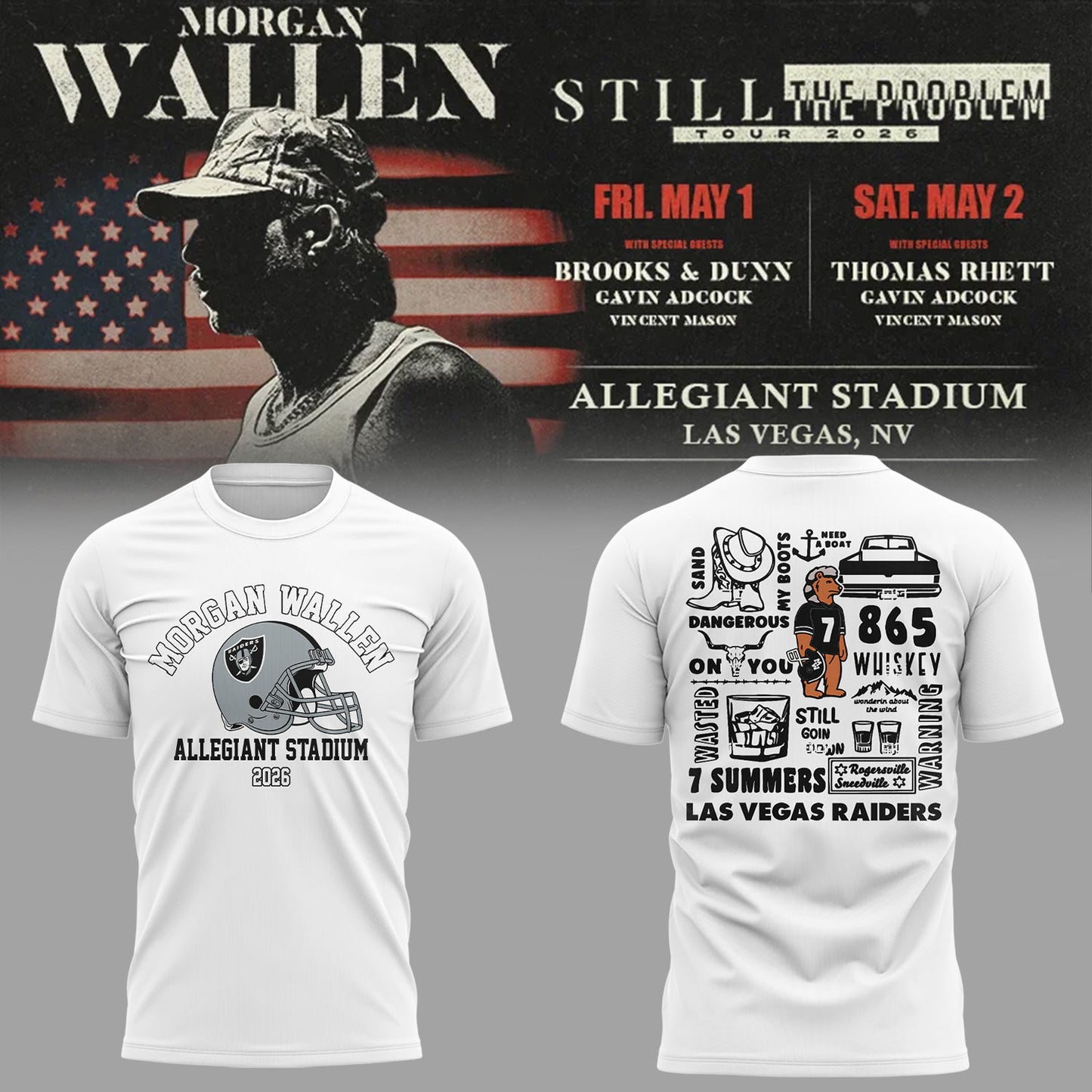 Limited Edition “Still The Problem Tour” At Allegiant Stadium, Las Vegas Shirt