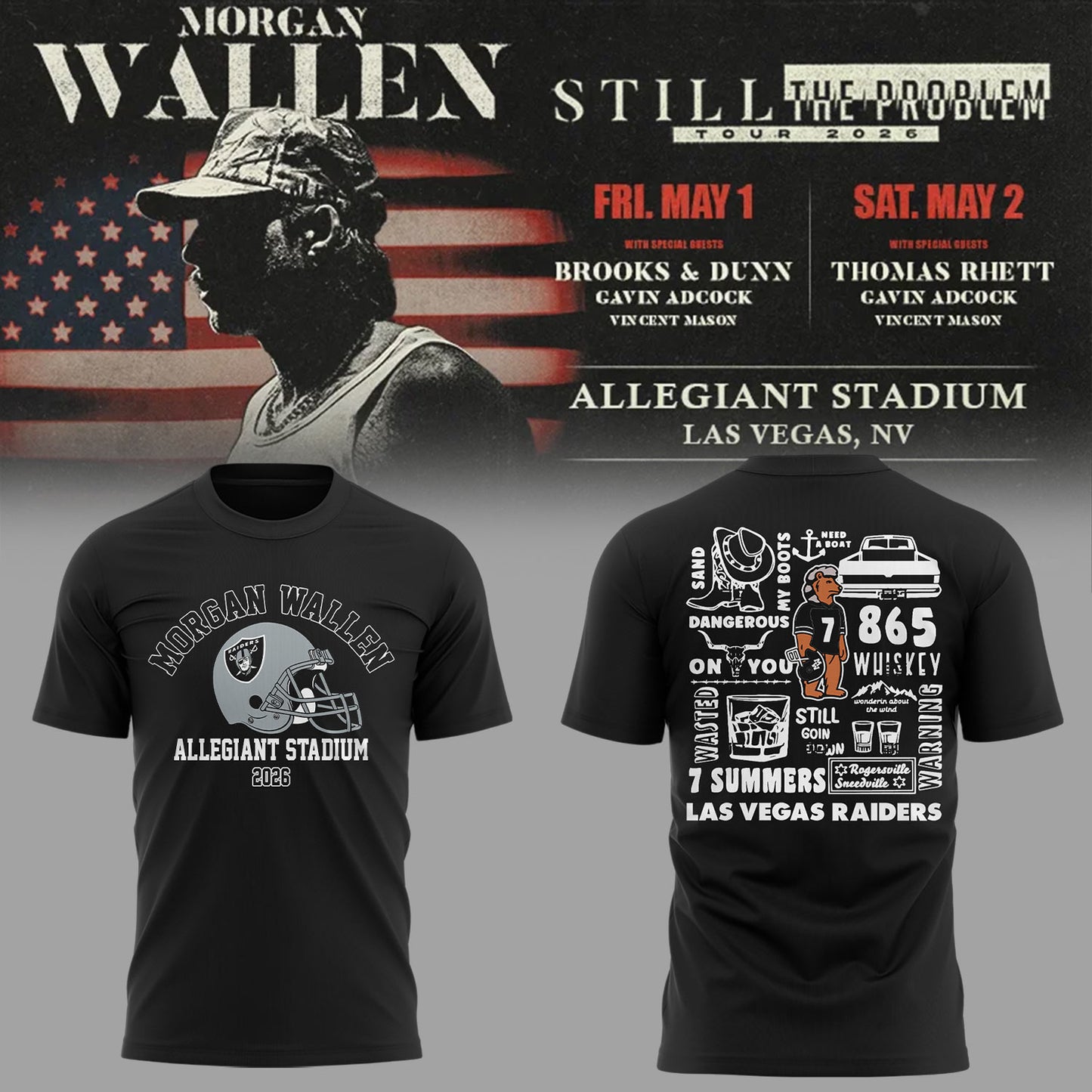 Limited Edition “Still The Problem Tour” At Allegiant Stadium, Las Vegas Shirt