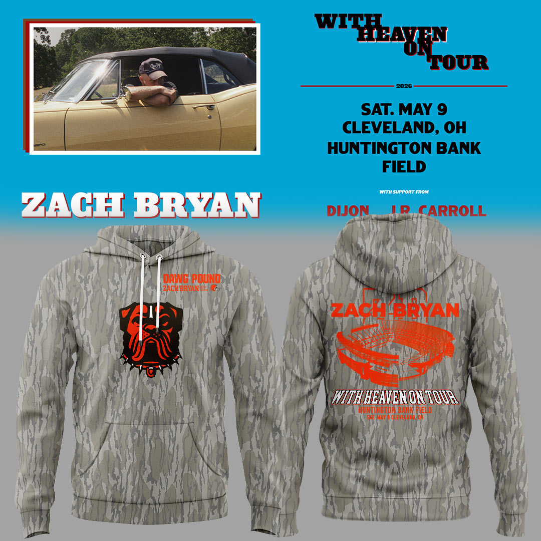 Limited Edition “With Heaven On Tour 2026.” at Huntington Bank Field Cleveland, OH Hoodie-KC05072612