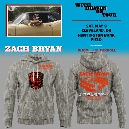 Limited Edition “With Heaven On Tour 2026.” at Huntington Bank Field Cleveland, OH Hoodie-KC05072612