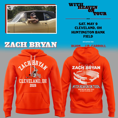 Limited Edition “With Heaven On Tour 2026.” at Huntington Bank Field Cleveland, OH Hoodie-KC05072614