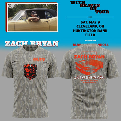 Limited Edition “With Heaven On Tour 2026.” at Huntington Bank Field Cleveland, OH Shirt-KC05072617