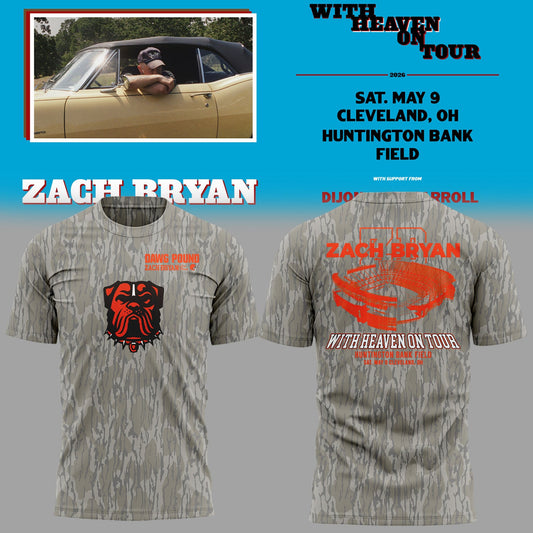 Limited Edition “With Heaven On Tour 2026.” at Huntington Bank Field Cleveland, OH Shirt-KC05072617