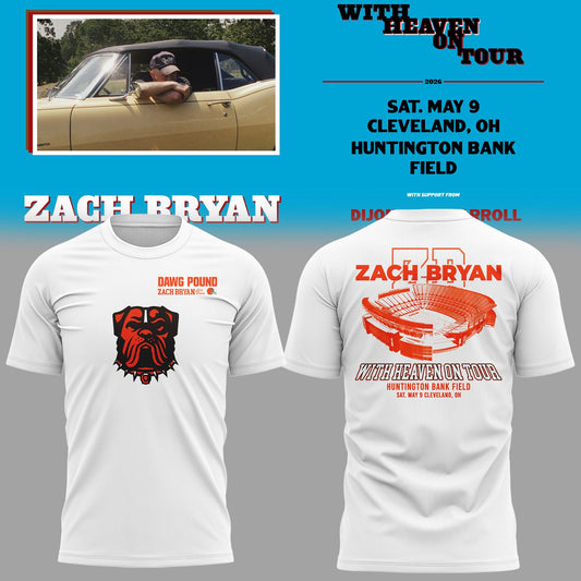 Limited Edition “With Heaven On Tour 2026.” at Huntington Bank Field Cleveland, OH Shirt-KC05072618