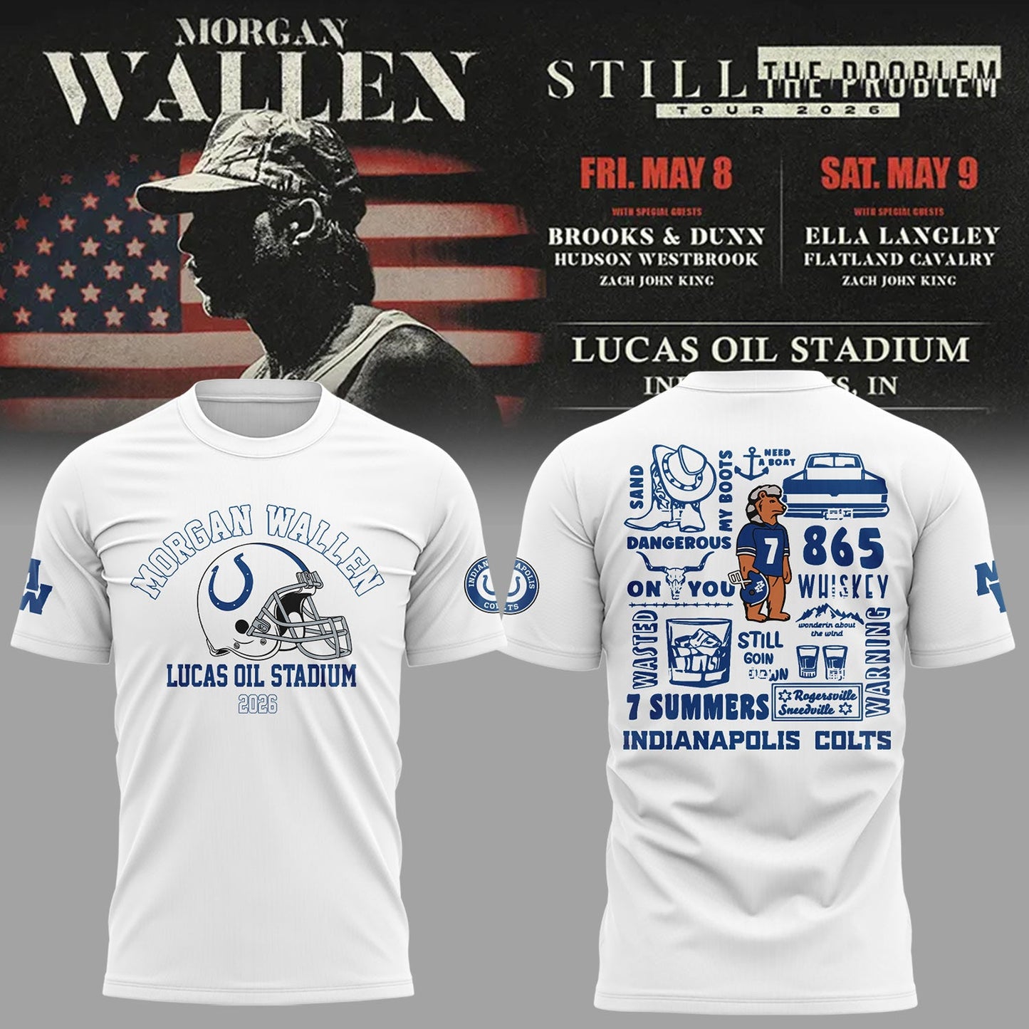 Limited Edition “Still The Problem Tour” At Lucas Oil Stadium, Indianapolis Shirt-KC05082610