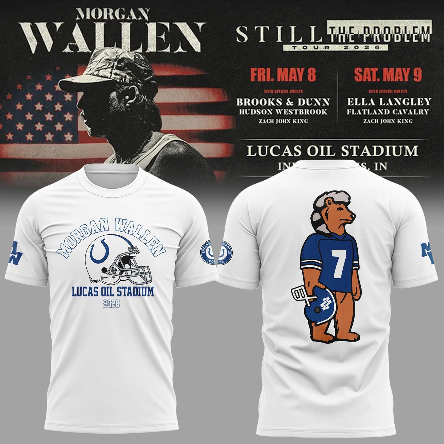 Limited Edition “Still The Problem Tour” At Lucas Oil Stadium, Indianapolis Shirt-KC05082611
