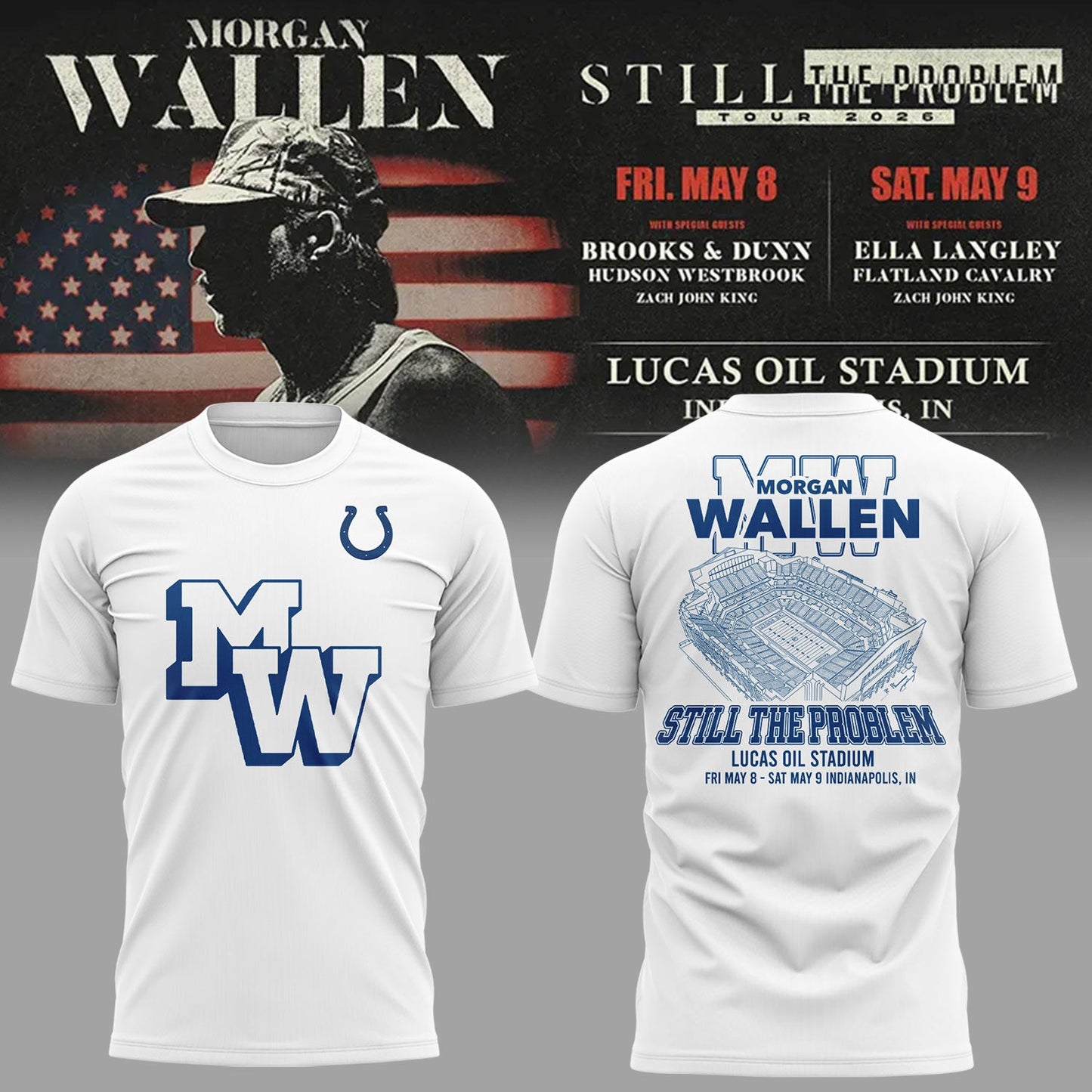 Limited Edition “Still The Problem Tour” At Lucas Oil Stadium, Indianapolis Shirt-KC05082612