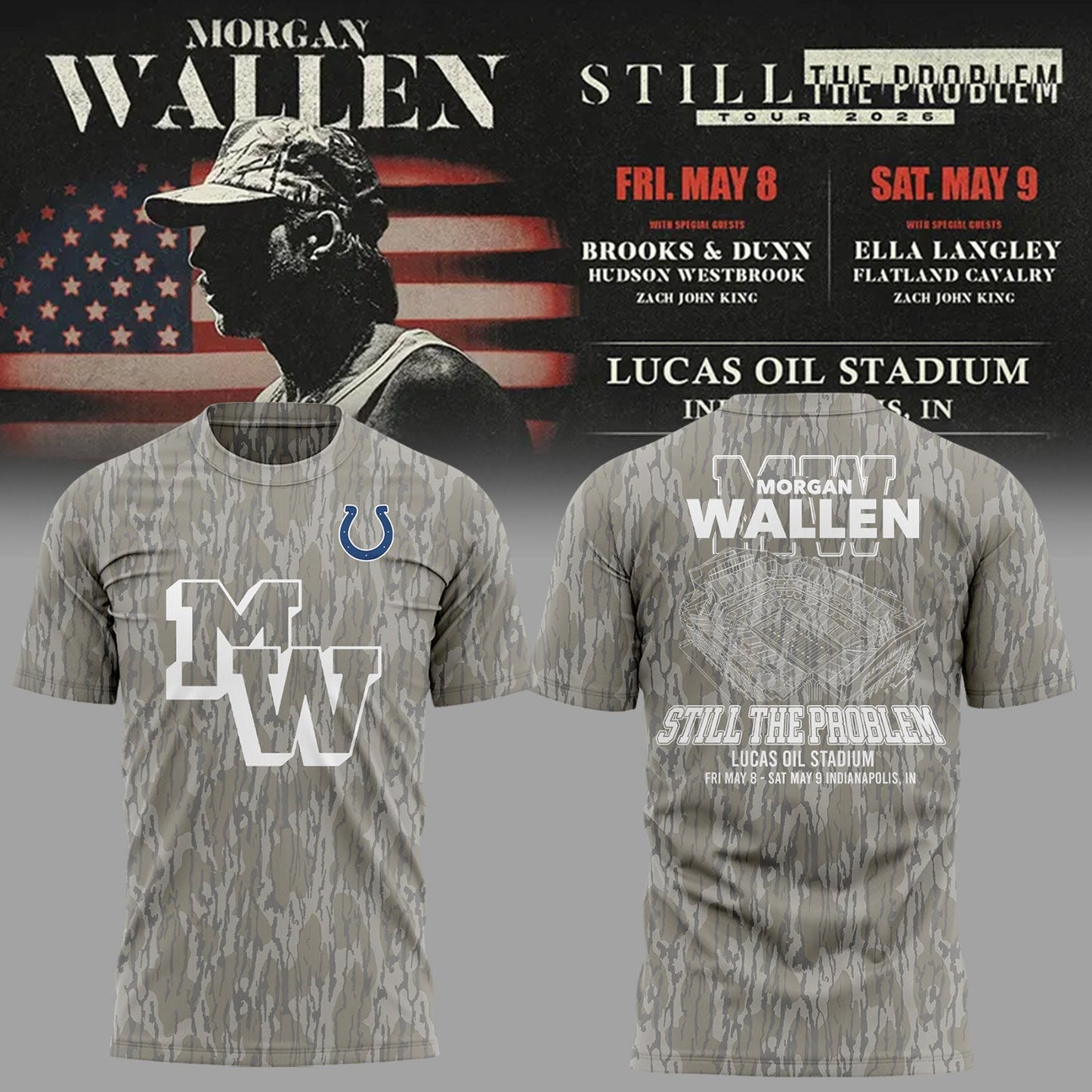 Limited Edition “Still The Problem Tour” At Lucas Oil Stadium, Indianapolis Shirt-KC05082616