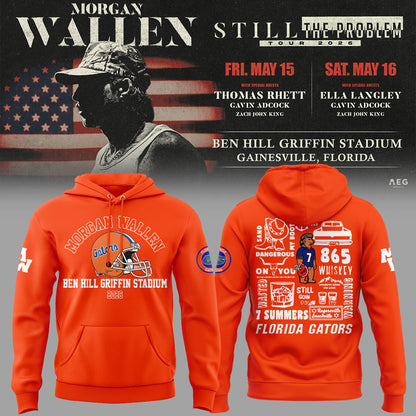 Still the Problem Tour "Morgan Wallen x Florida Gators" Hoodie 2026