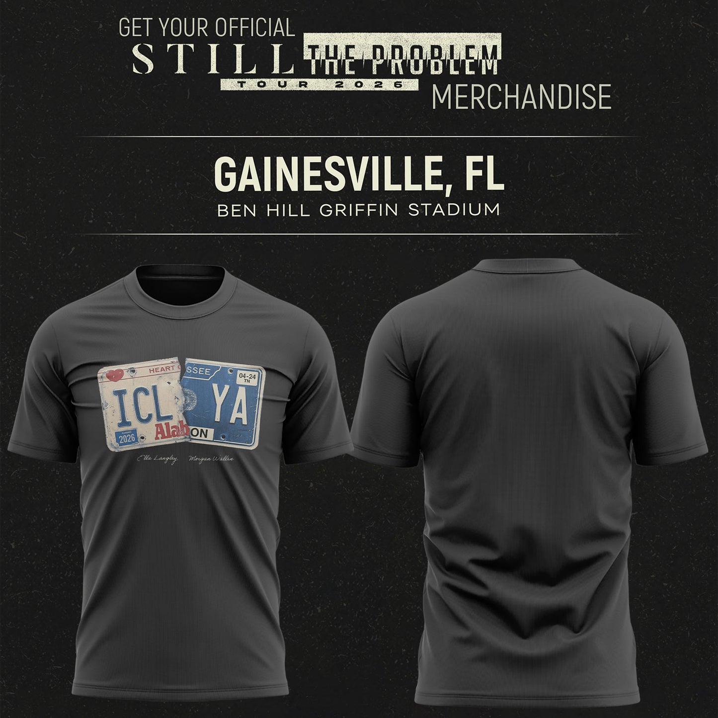 Still the Problem Tour "Morgan Wallen x Florida Gators" Tshirt 2026