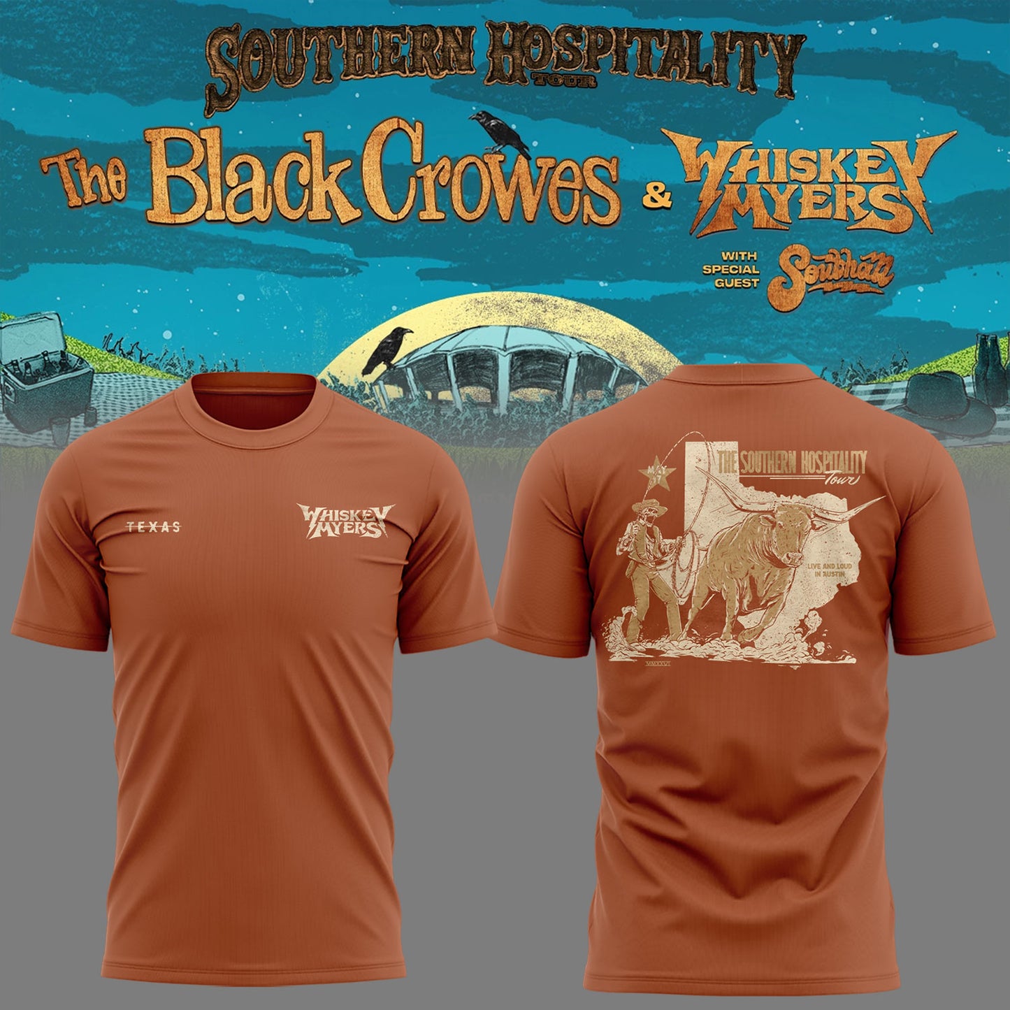 Limited Edition Southern Hospitality Tour Tshirt