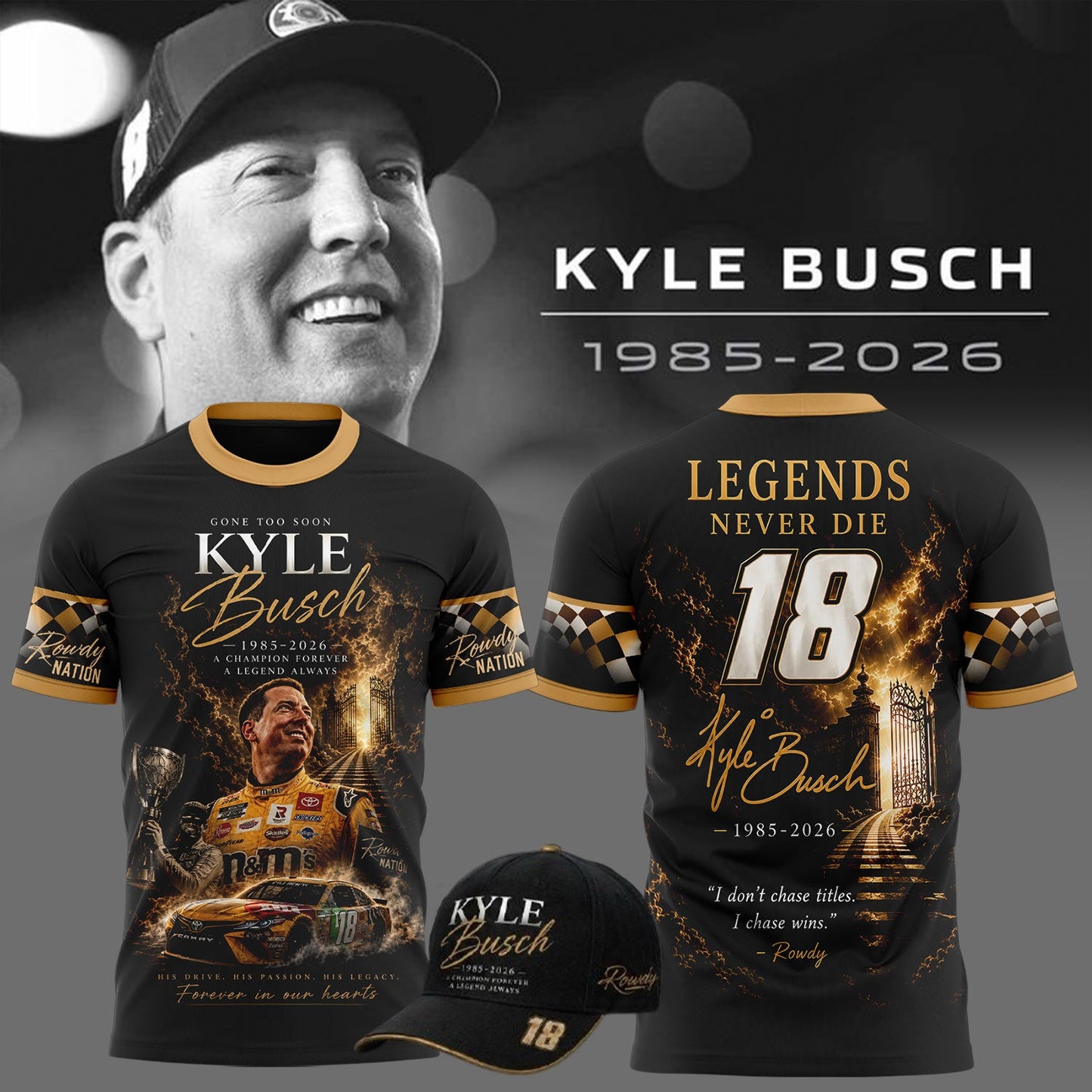 Limited Edition Rowdy Forever Racing Tribute Shirt