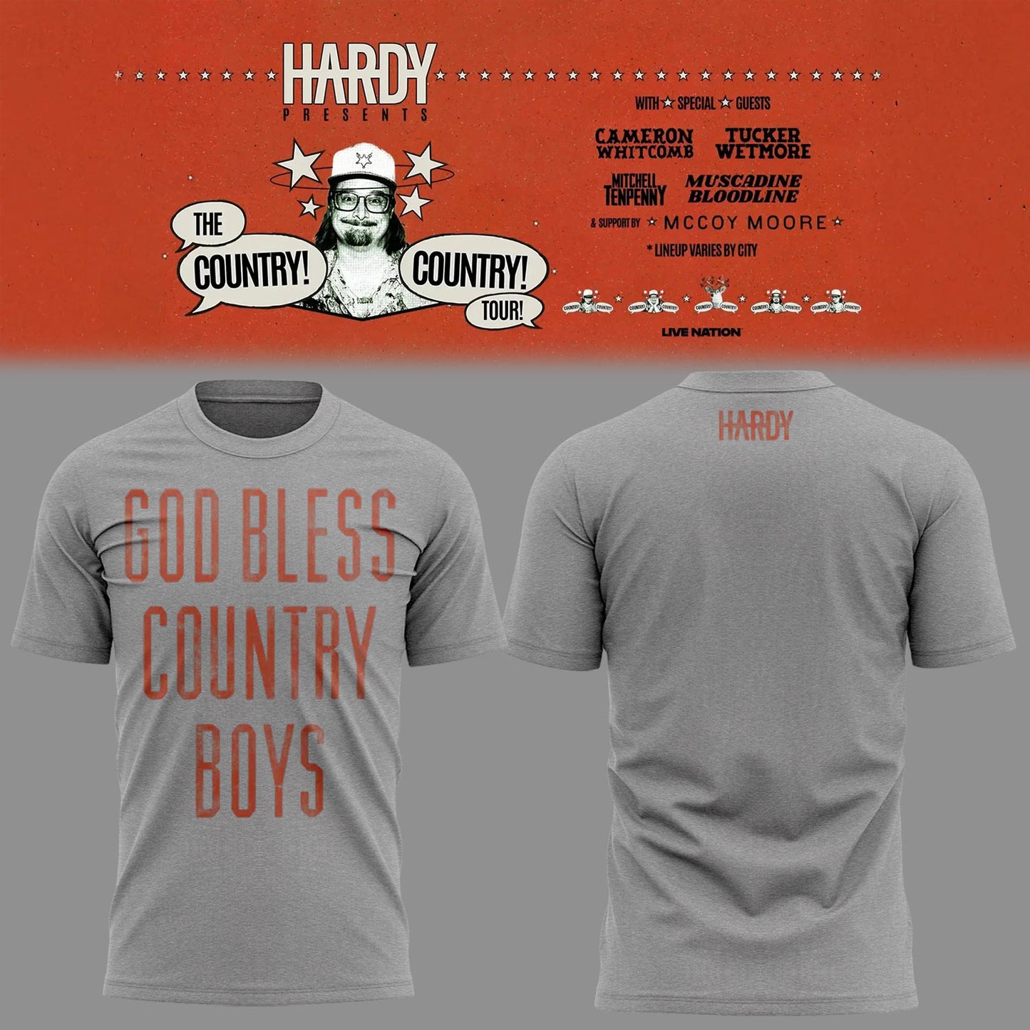 Limited Edition The Country! Country! Tour 🤠🎸Tshirt