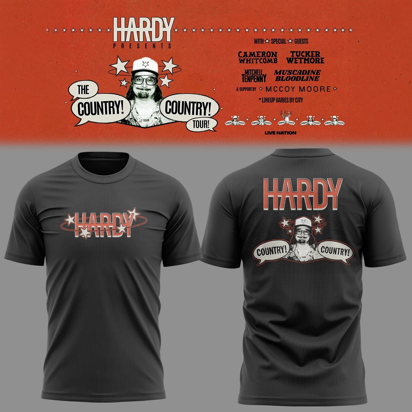 Limited Edition The Country! Country! Tour 🤠🎸Tshirt