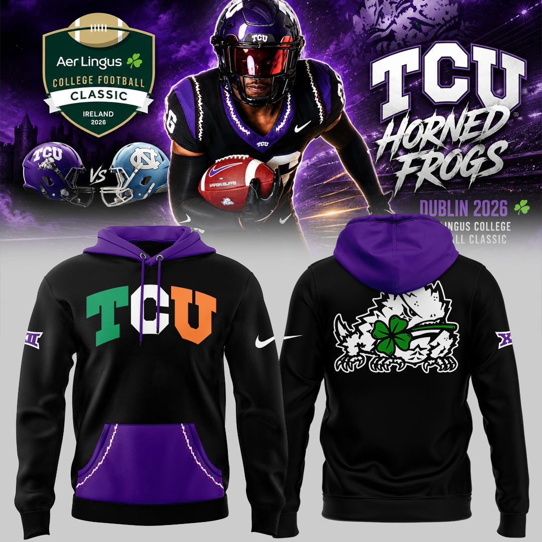 TCU x Aer Lingus College Football Classic 🏈☘️ Hoodie
