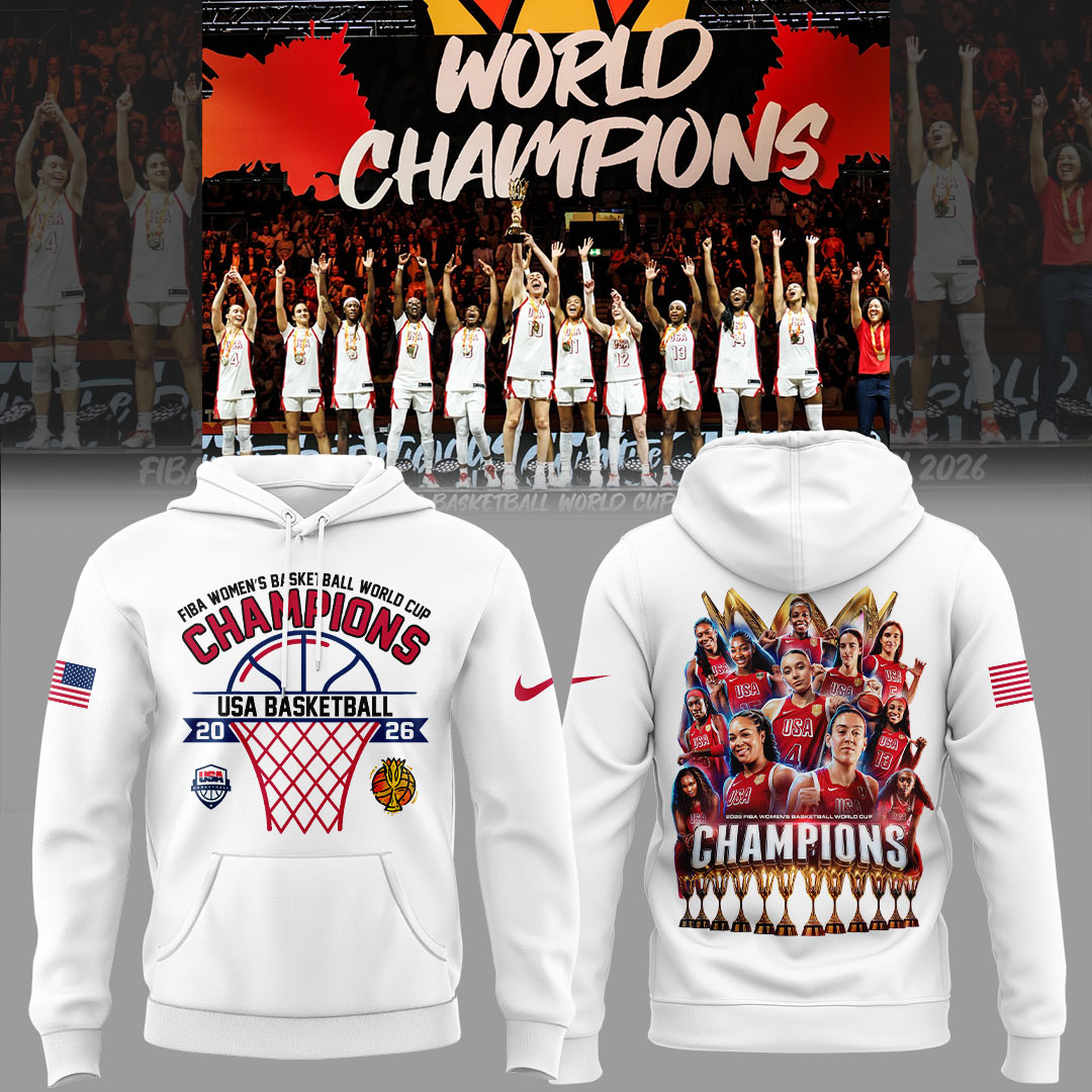 Limited Edition FIBA Women’s Basketball WC 2026 Champions 🏀🏆 Hoodie