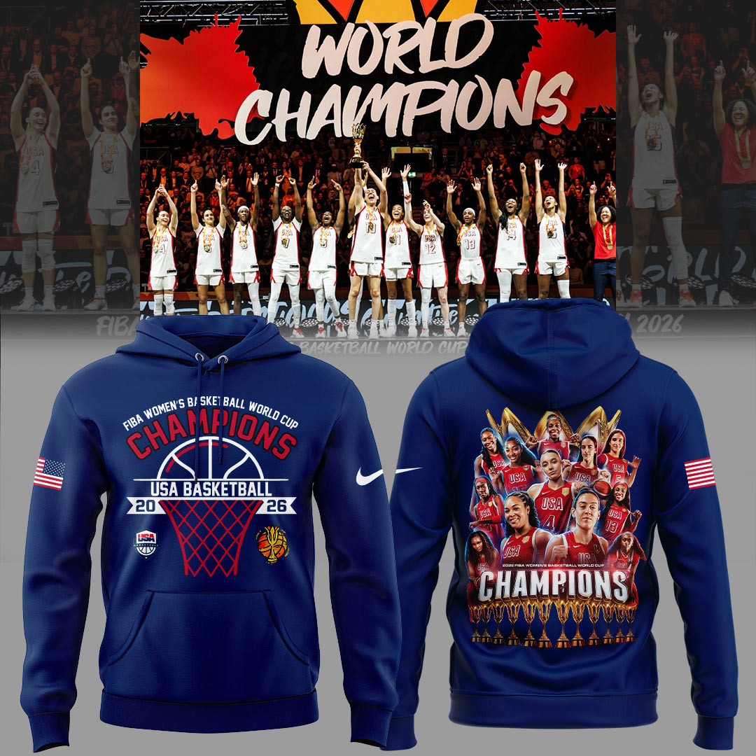 Limited Edition FIBA Women’s Basketball WC 2026 Champions 🏀🏆 Hoodie