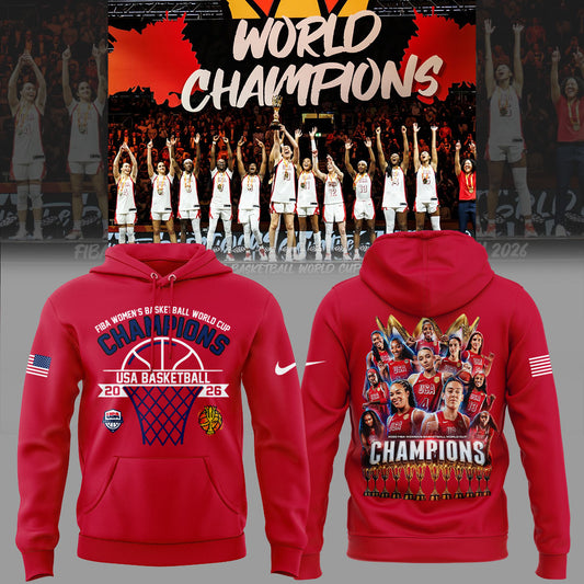 Limited Edition FIBA Women’s Basketball WC 2026 Champions 🏀🏆 Hoodie