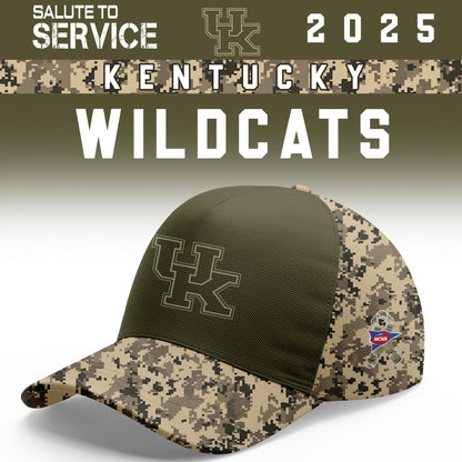 Kentucky Wildcats Salute To Service Limited Hoodie and Cap 2025 Collection