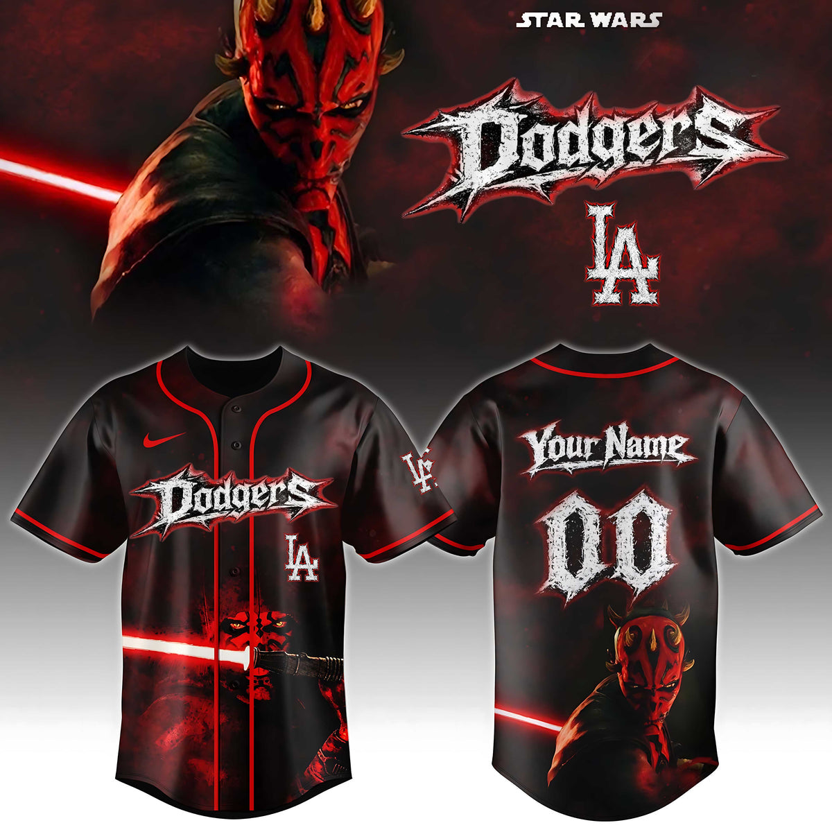 Star Wars Baseball Jersey Collection