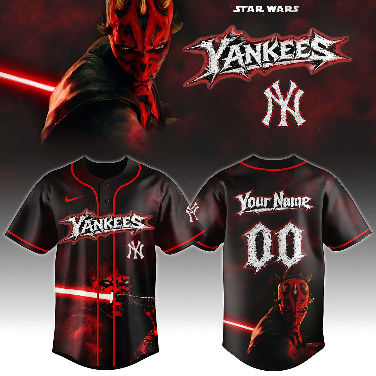 Star Wars Baseball Jersey Collection