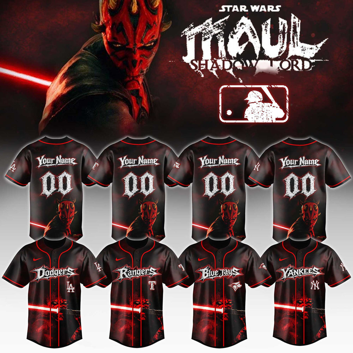 Star Wars Baseball Jersey Collection