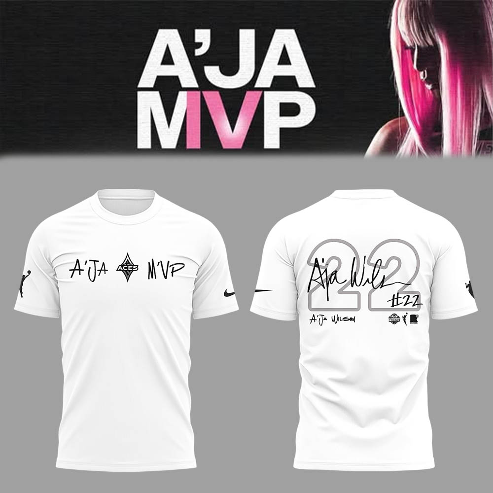 Limited Edition Las Vegas Aces x A'JA MVP 2025 T-Shirt