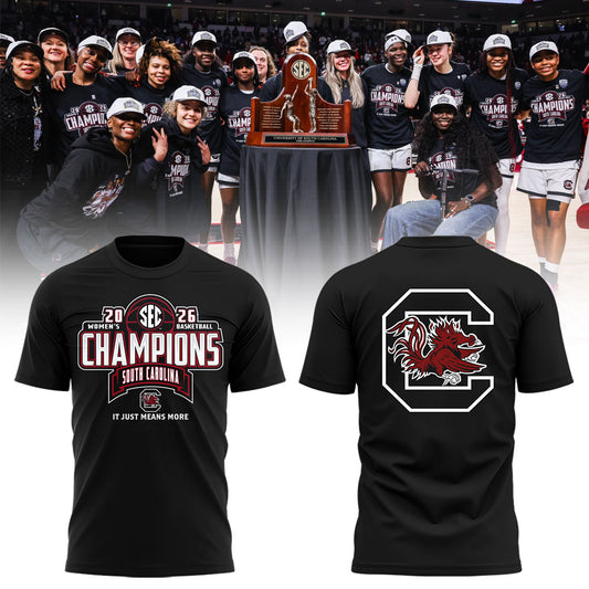 Limited Edition GamecockWBB Champions TShirt