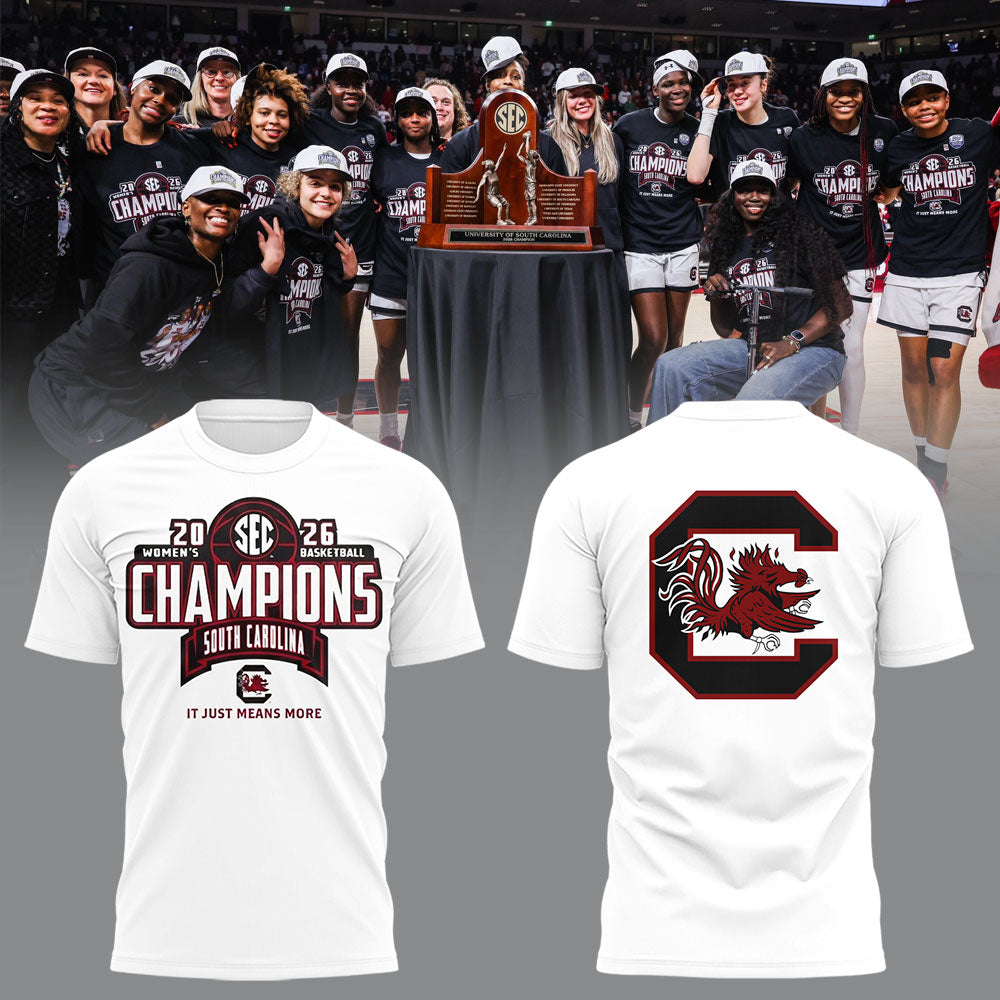 Limited Edition GamecockWBB Champions TShirt