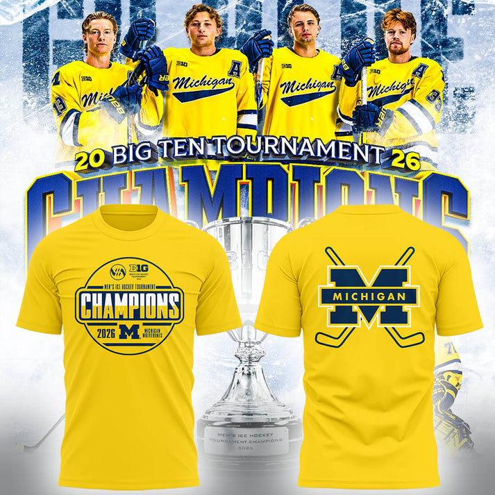 Limited Edition Michigan The Hockey Tournament Champions 2026 Tshirt