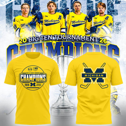 Limited Edition Michigan The Hockey Tournament Champions 2026 Tshirt