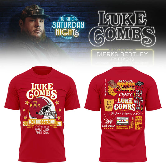 Limited Edition “My Kinda Saturday Night Tour” at Jack Trice Stadium Tshirt-LL260409001