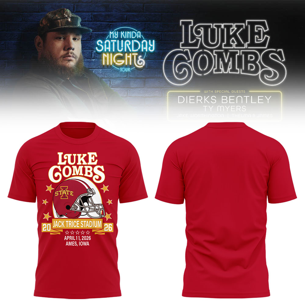 Limited Edition “My Kinda Saturday Night Tour” at Jack Trice Stadium Tshirt-LL260409009