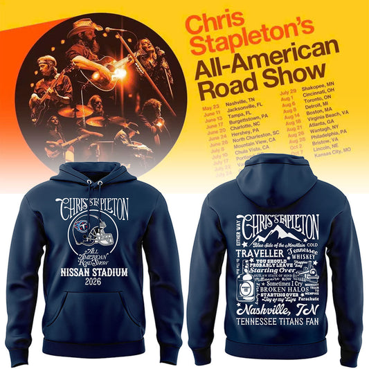 Limited Edition Tennessee Titans x Chris Stapleton “All-American Road Show” Hoodie