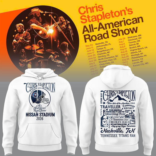 Limited Edition Tennessee Titans x Chris Stapleton “All-American Road Show” Hoodie